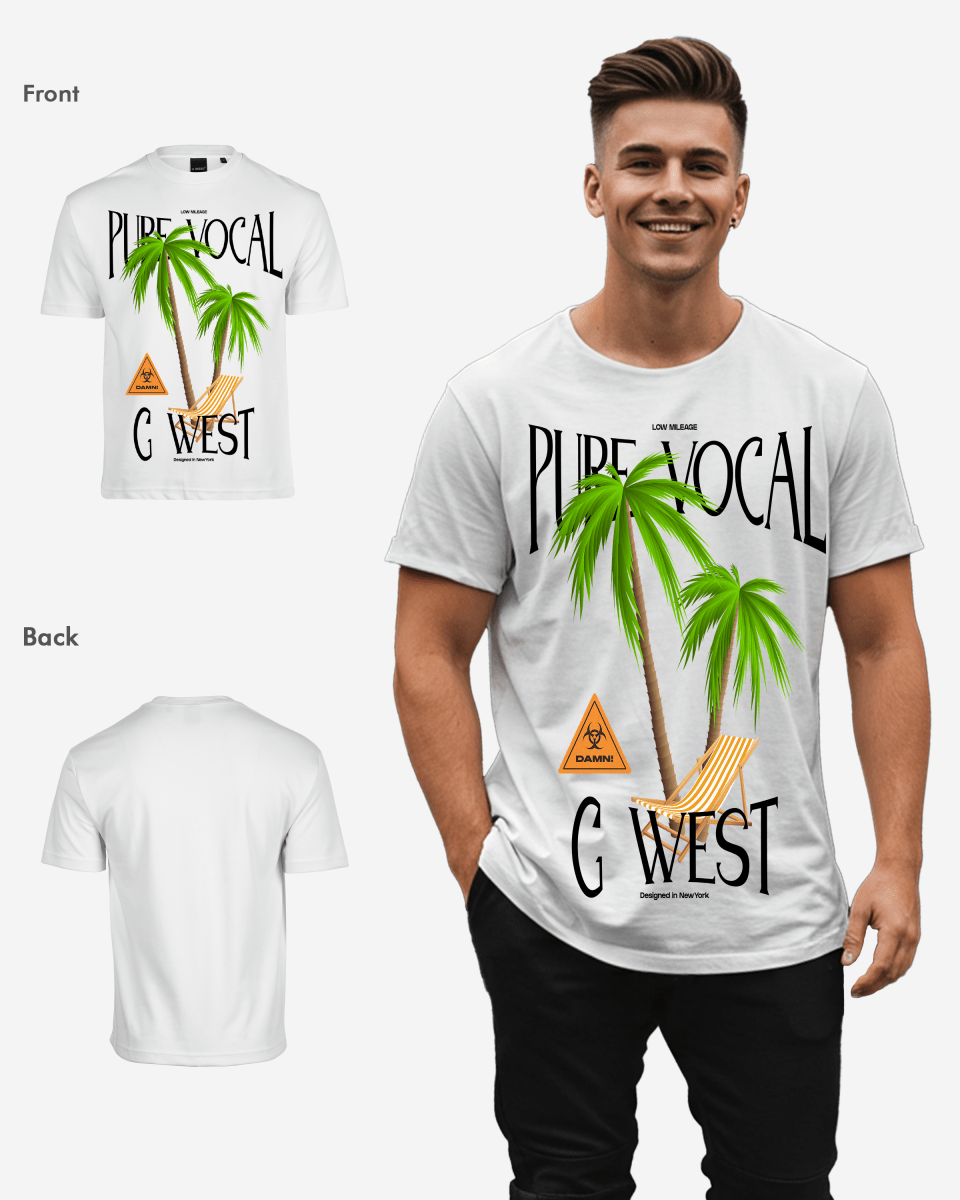 G West Oversized Pure Vocal T Shirt