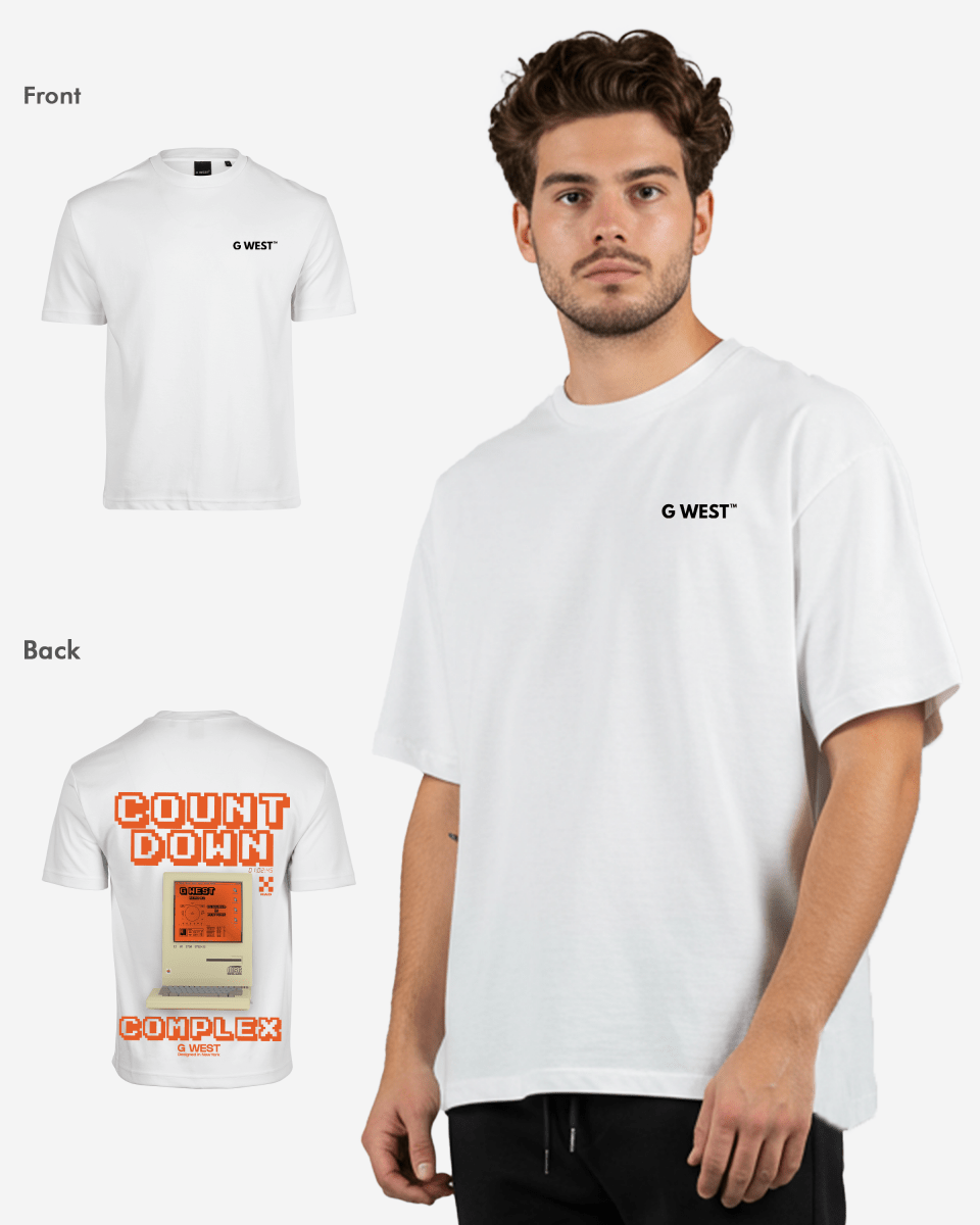 G West Oversized Retro Pc T-Shirt