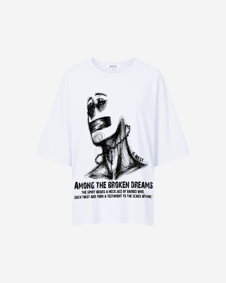 G West Oversized Sinner Black Tee - WOMEN