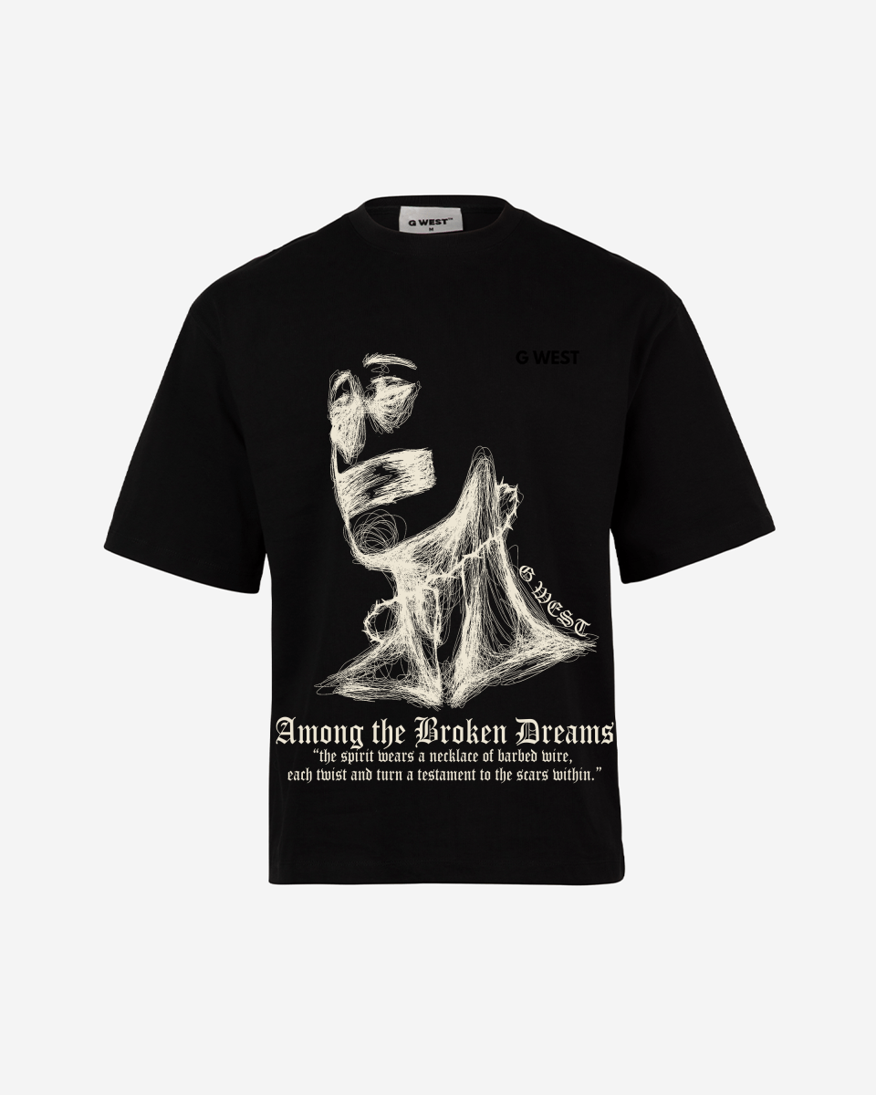 G West Oversized Sinner Black Tee