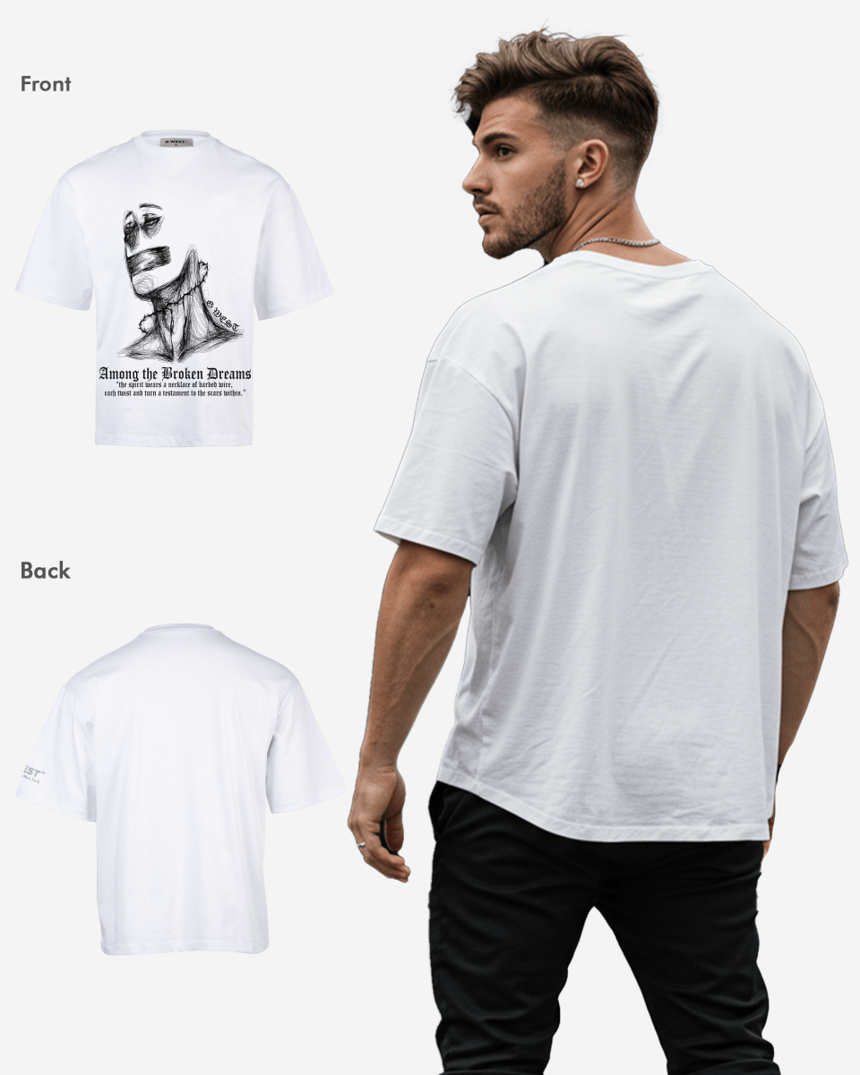 G West Oversized Sinner Black Tee