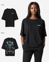 G West Oversized Skull Tee -WOMEN