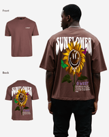 G West Oversized Sunflower Tee