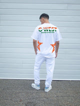 G West Oversized Tee Cricket India Logo T-Shirt