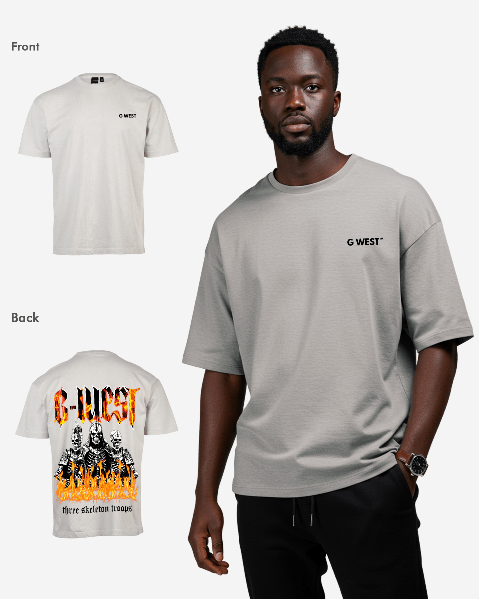 G West Oversized Tri Skeleton Tee