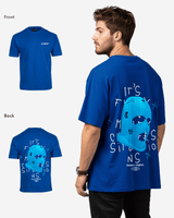 G West Oversized True Blue Ski Mask Oversized Tee
