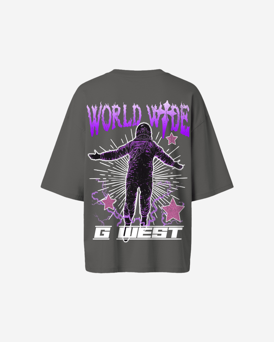 G West Oversized World Wide Star Tee -WOMEN