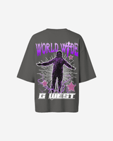 G West Oversized World Wide Star Tee -WOMEN