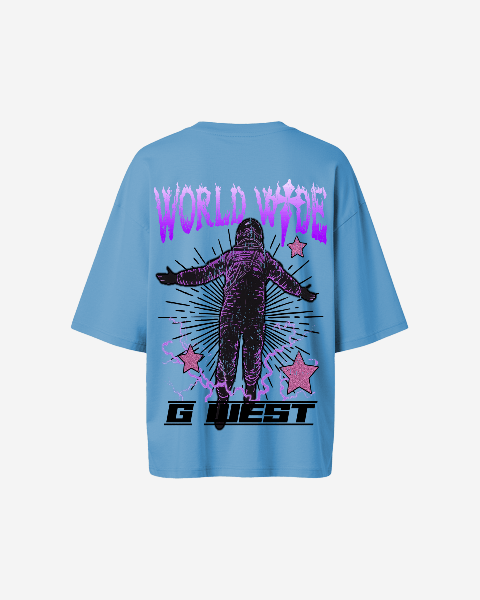 G West Oversized World Wide Star Tee -WOMEN