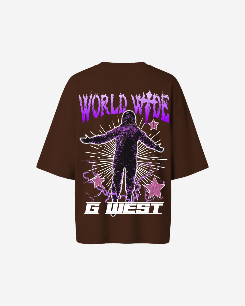 G West Oversized World Wide Star Tee -WOMEN