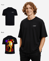 G West Oversized Yellow Face Life Style Tee Mens