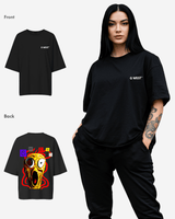 G West Oversized Yellow Face Lifestyle Tee- WOMEN