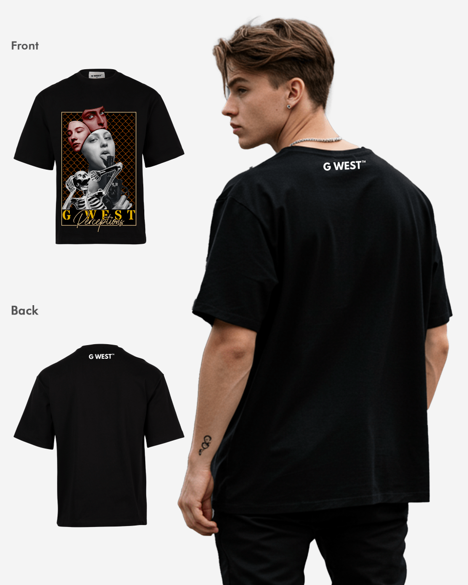G WEST PEREPTIONS OVERSIZED TEE