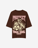 G West protect your soul Oversized tee -WOMEN