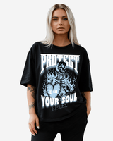 G West protect your soul Oversized tee -WOMEN