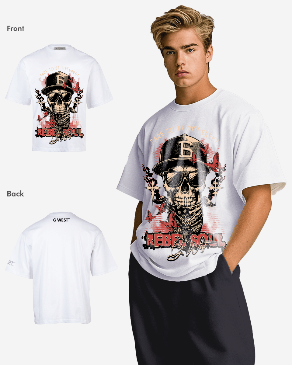 G-WEST REBEL SOUL OVERSIZED TEE