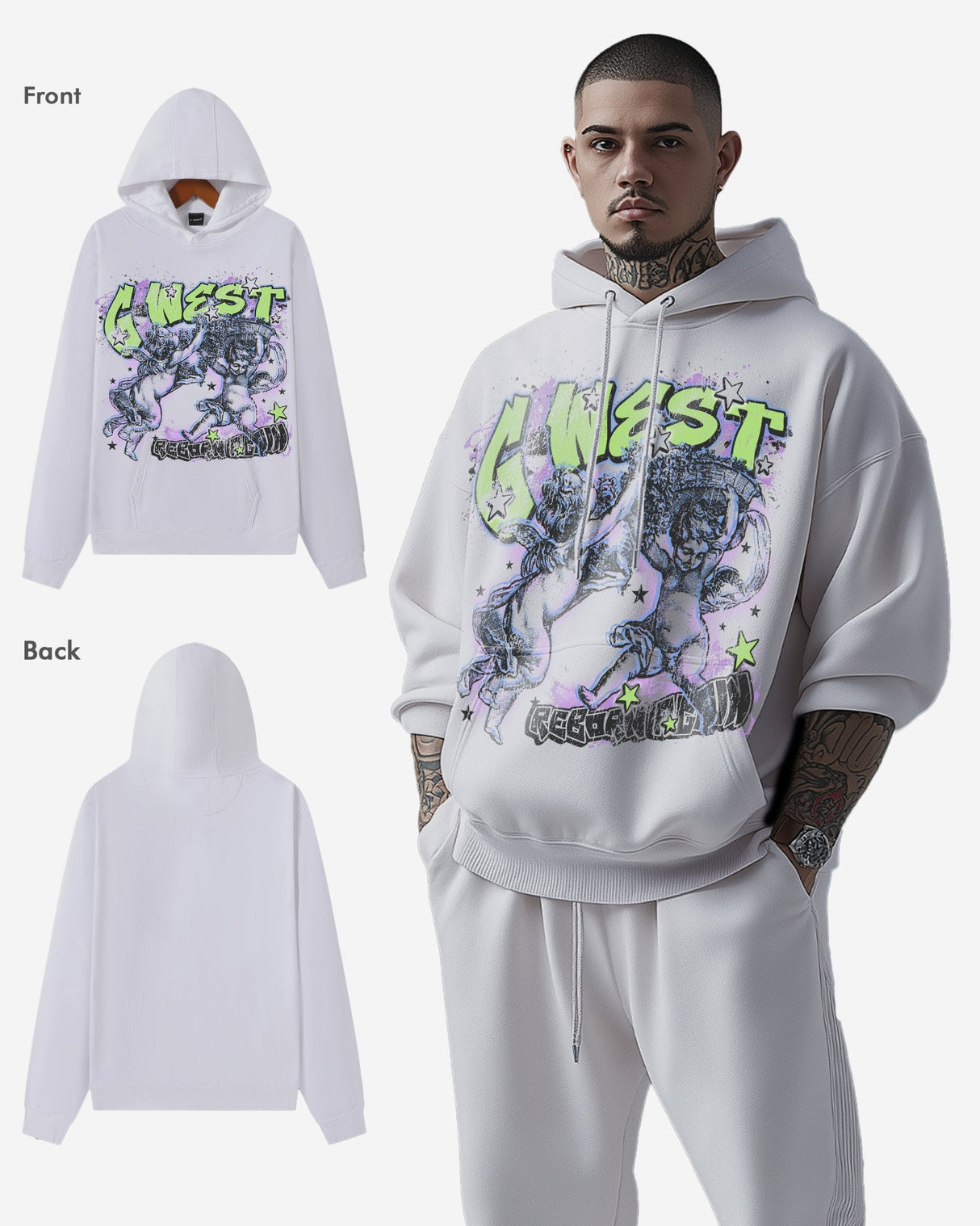 G West Reborn Oversize Hoodie