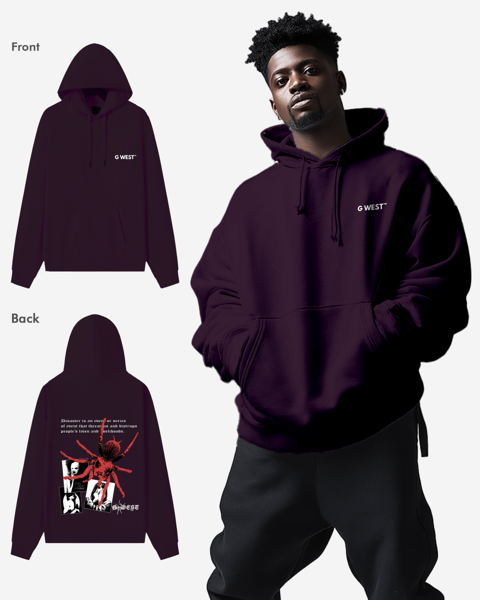 G West Red Spider Heavy Premium Hoodie