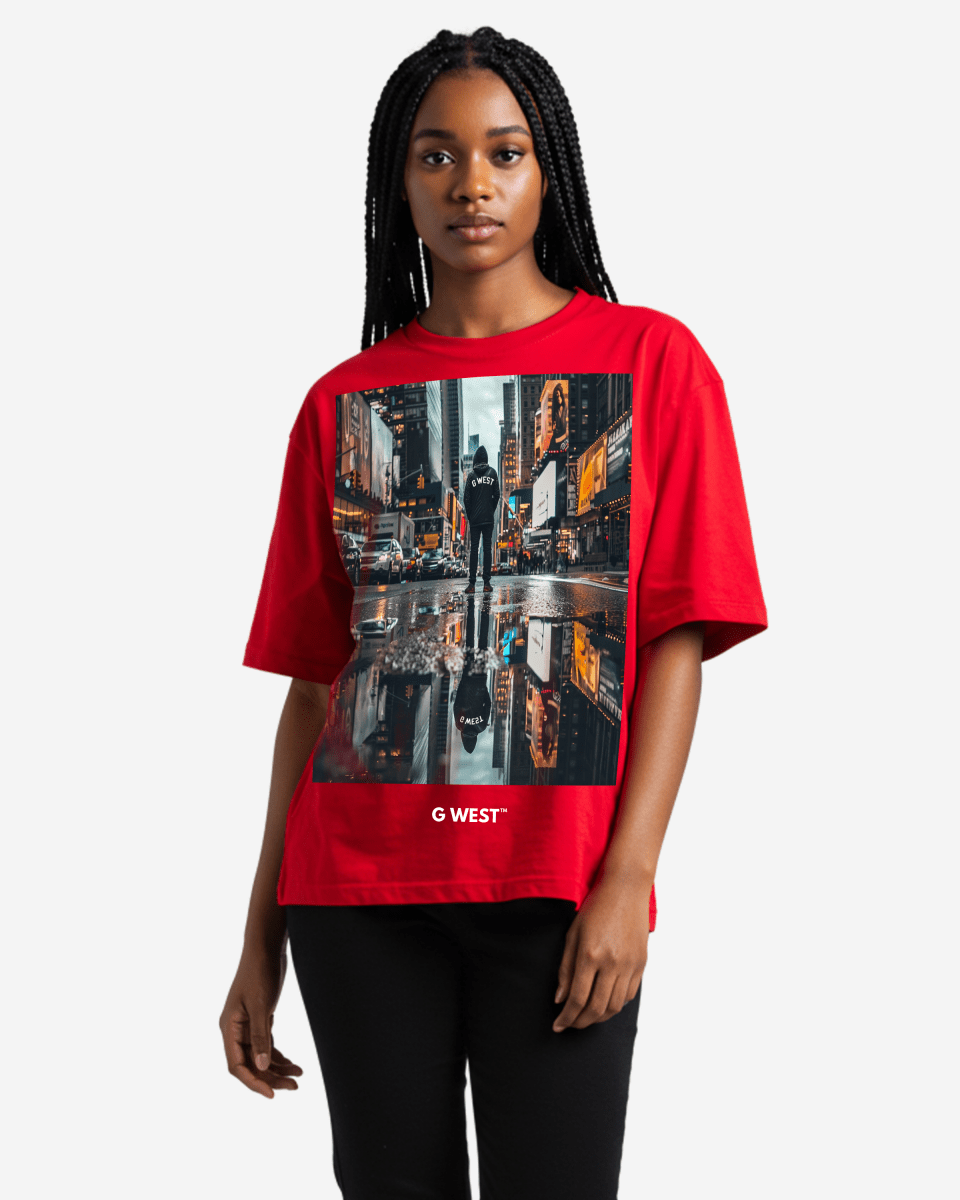 G West Womens Reflection Oversized Tee