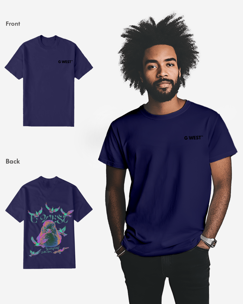 G West Regular Fit Iridescent Pigeon