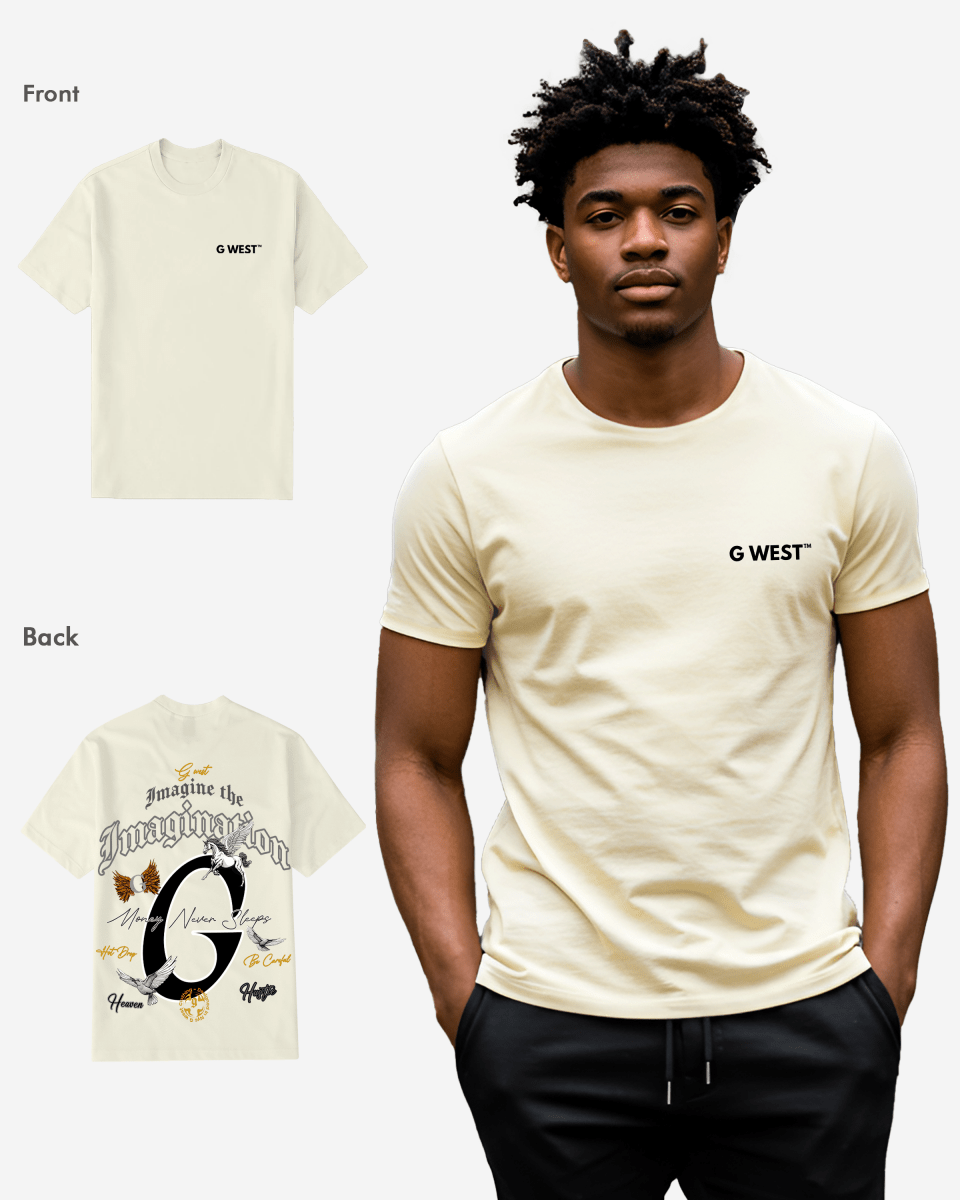 G West Regular Fit Money Never Sleeps T Shirt - Gwpbast5046 - 6 Colors