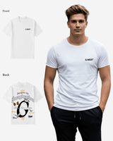 G West Regular Fit Money Never Sleeps T Shirt - Gwpbast5046 - 6 Colors