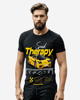 G West Regular Fit Speed Therapy Front Graphic T Shirt