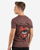 G West Regular Fit Wire Heart T Shirt