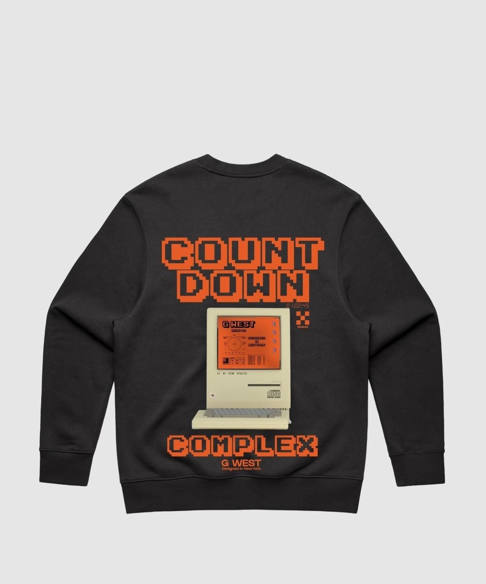 G West Retro Pc Heavy Premium Crewneck