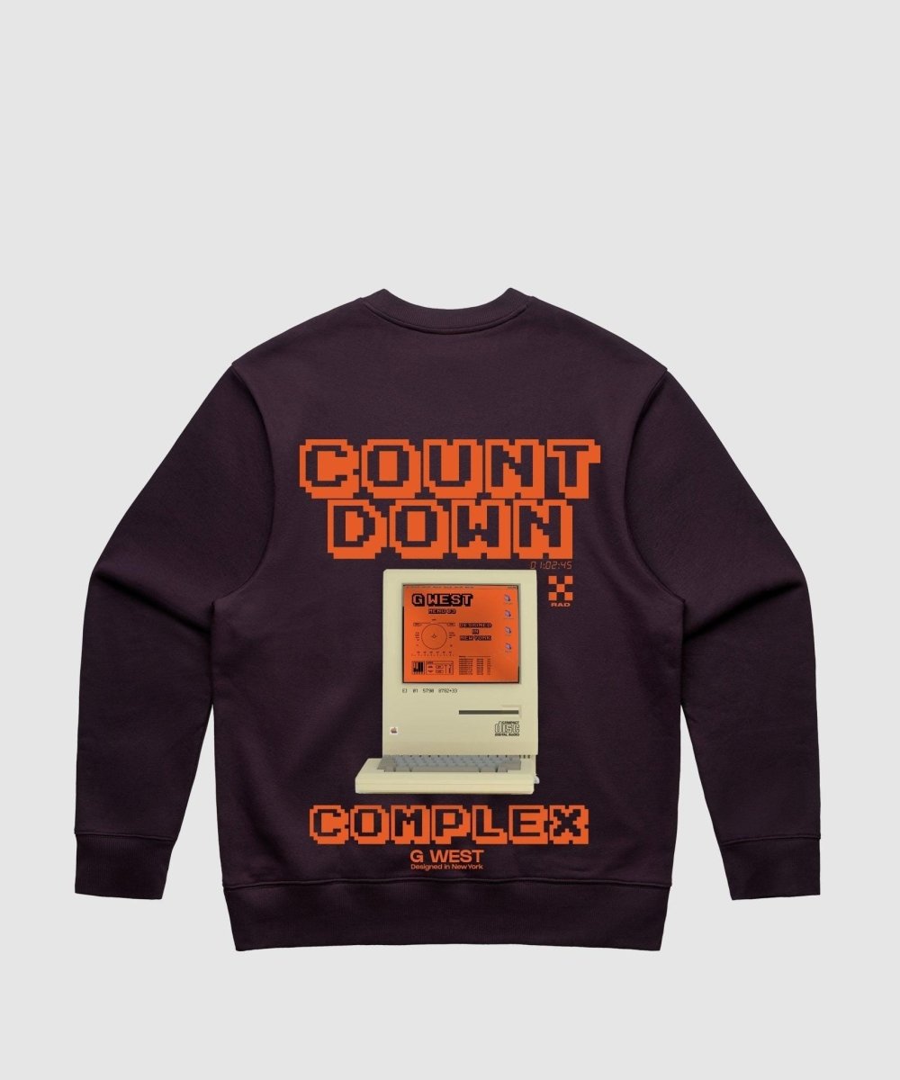 G West Retro Pc Heavy Premium Crewneck