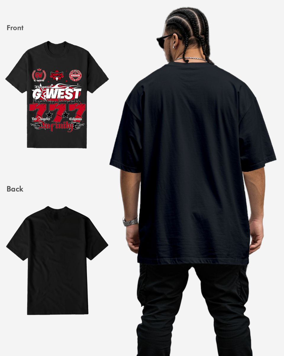 G West Rhinestone 777 Big and Tall Tee