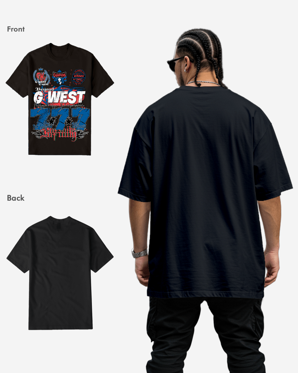 G West Rhinestone 777 Tee Big and Tall