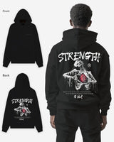 G West Ripping Skeleton Oversized Hoodie