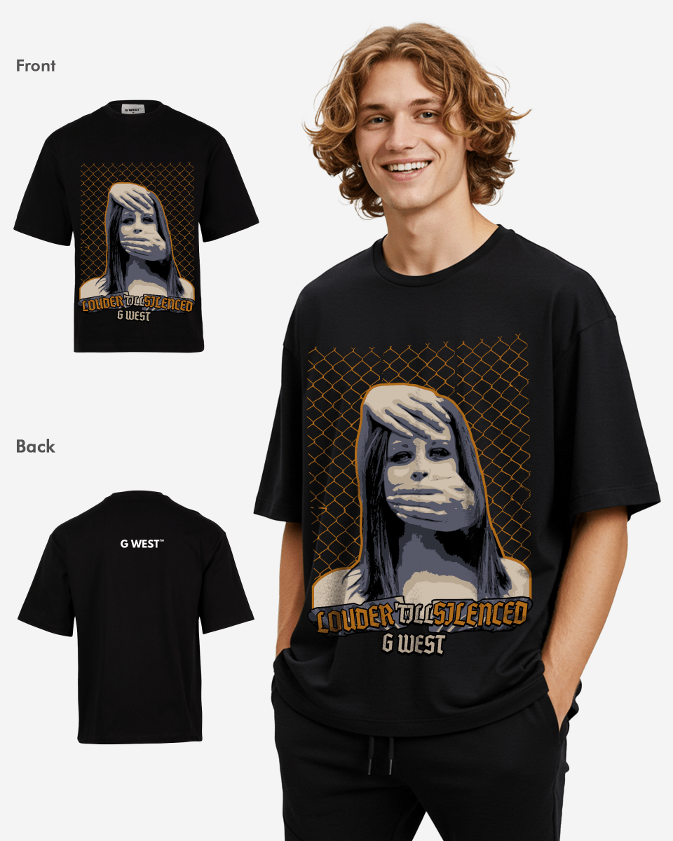 G-WEST Silent Gaze Oversized Tee