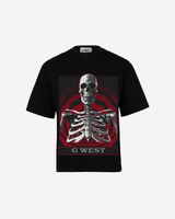 G WEST Skull of the unknown OVersized Tee