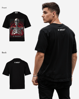 G WEST Skull of the unknown OVersized Tee