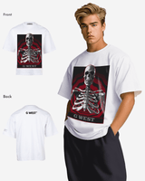 G WEST Skull of the unknown OVersized Tee