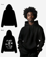 G West Smoke Skeleton Oversize Hoodie Mens Style