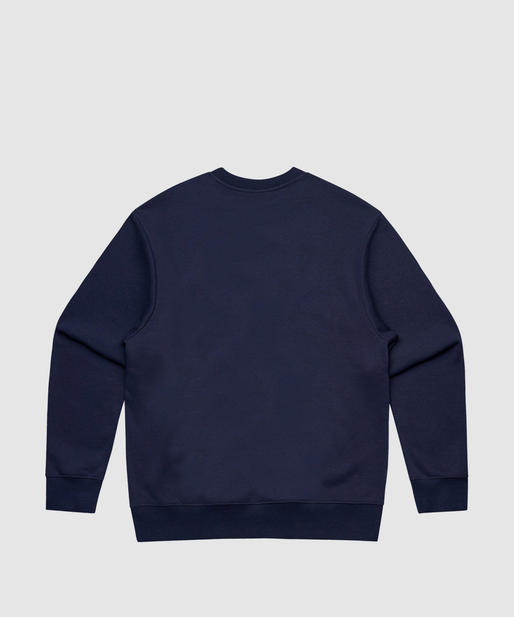 G West Smoke Skull Heavy Premium Crewneck