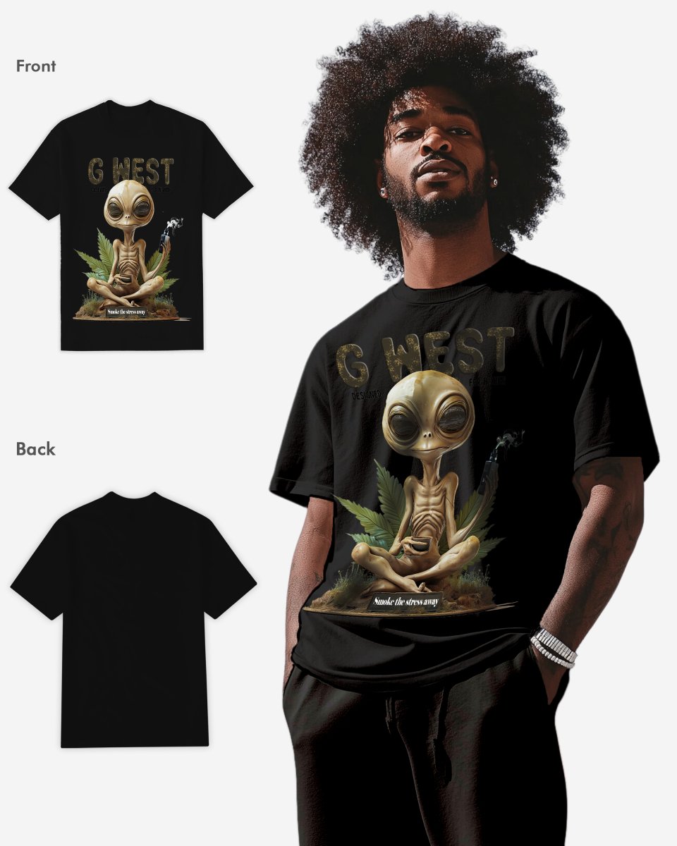 G West Smoking Alien Tee