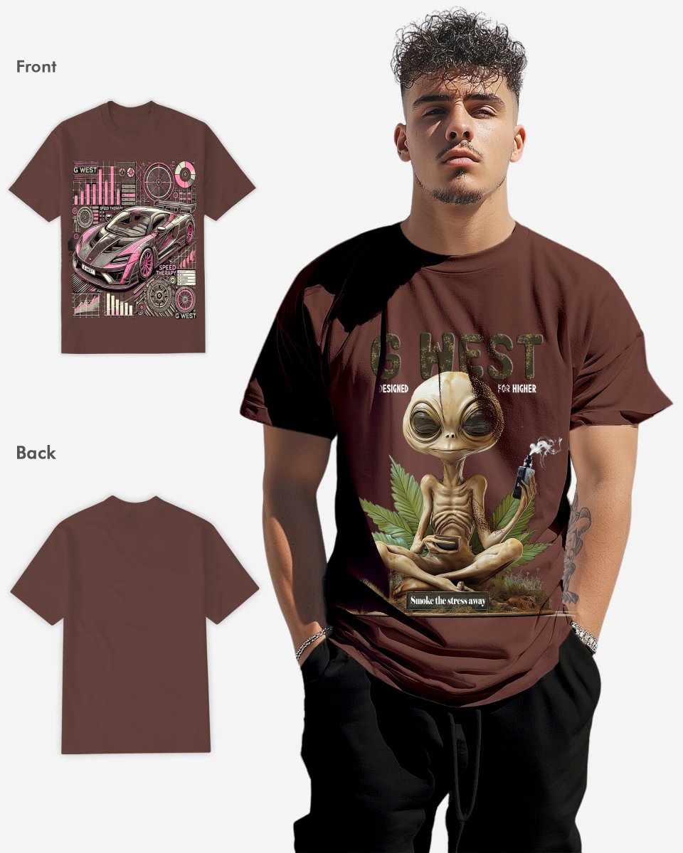 G West Smoking Alien Tee