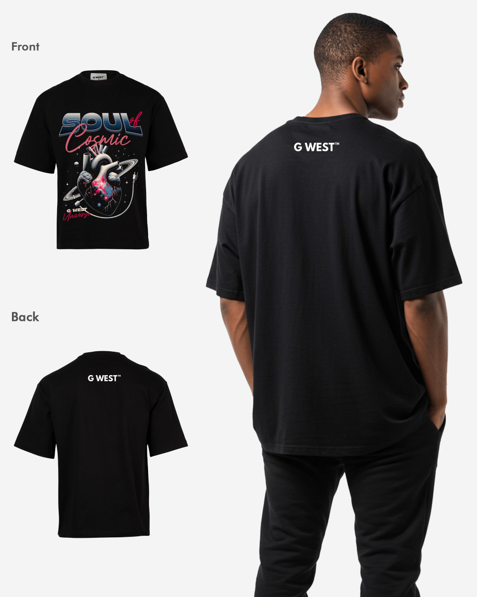 G-WEST SOUL OF COSMIC OVERSIZED TEE