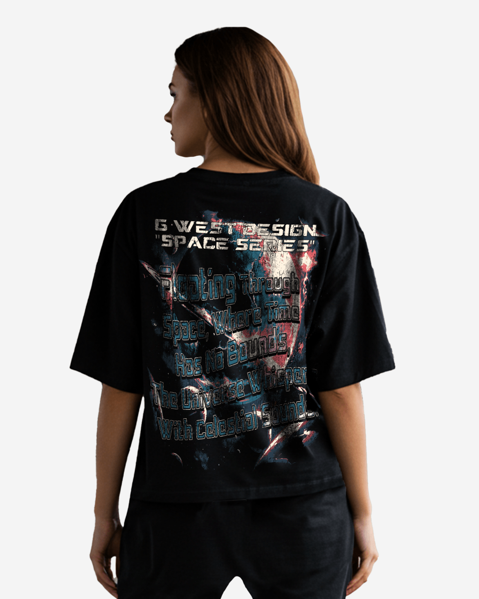 G West Womens Space Series Premium Oversized Tee
