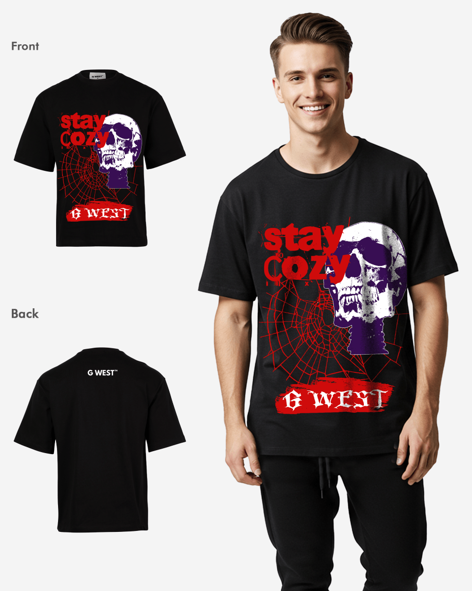 G-WEST STAY COZY OVERSIZED TEE