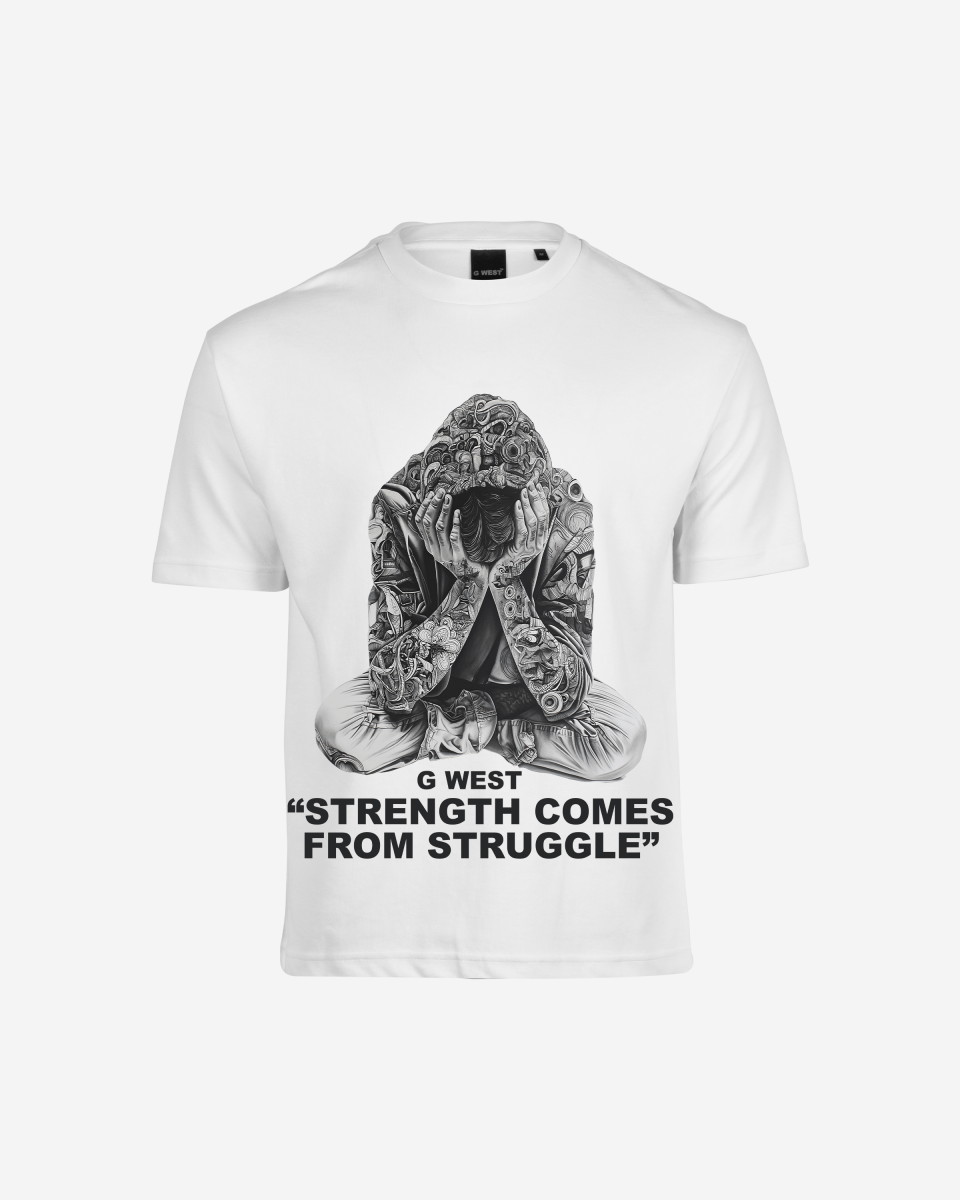 G West Strength Come From Struggle Oversized Tee