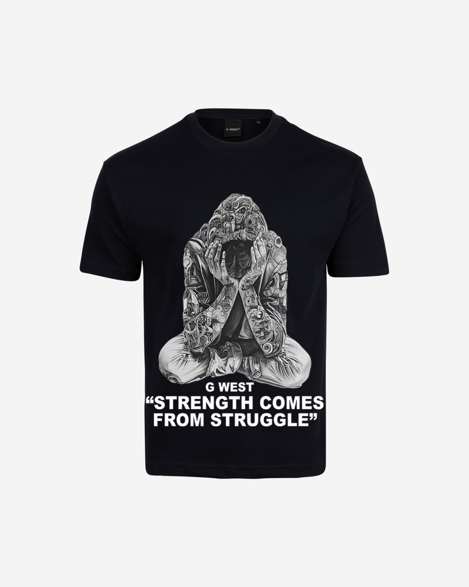 G West Strength Come From Struggle Oversized Tee