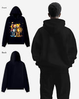 G WEST TEDDY BEAR OVERSIZE HOODIE
