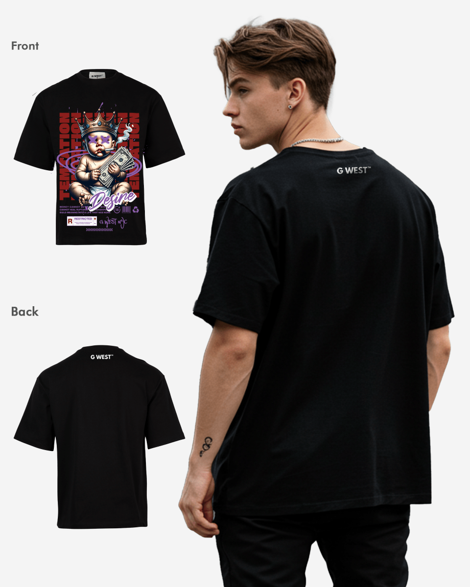 G-WEST TEMPTATION DESIRE OVERSIZED TEE