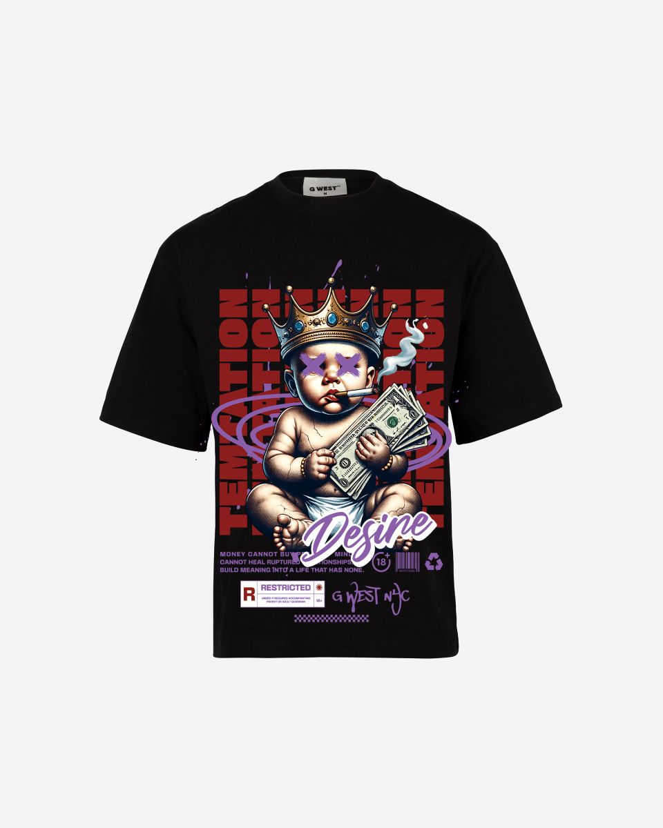 G-WEST TEMPTATION DESIRE OVERSIZED TEE