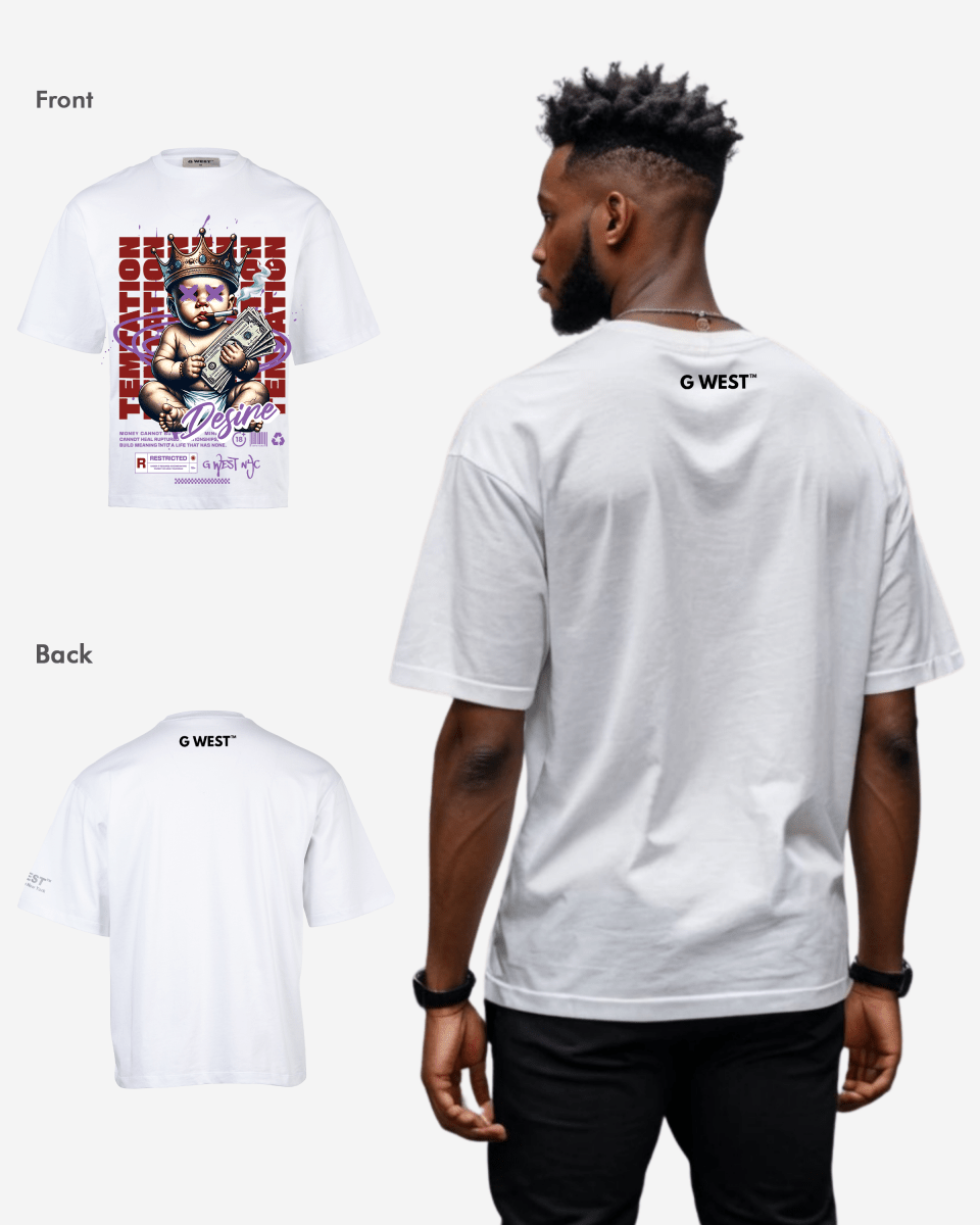 G-WEST TEMPTATION DESIRE OVERSIZED TEE